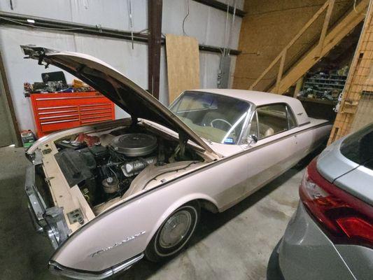 A little restoration on a 1961 Thunderbird