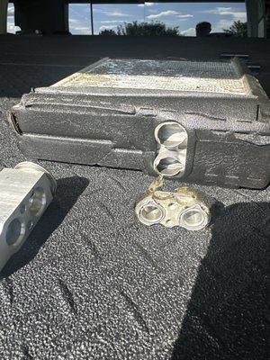 Evaporator coil removed from a 2011 Dodge ram 1500 5.7 L Hemi