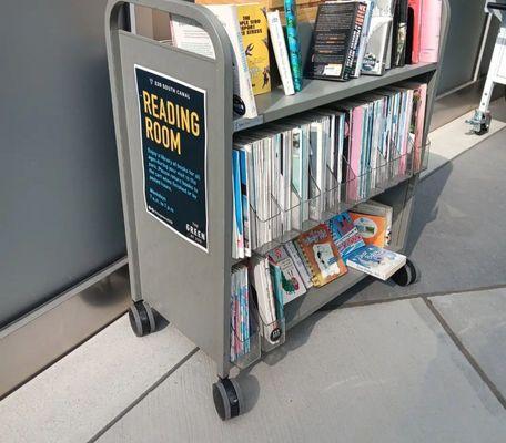 If reading is more your speed, they had lots of great book options and magazines.