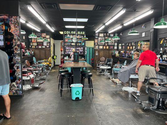 Funny barbers at Chop Eastside!