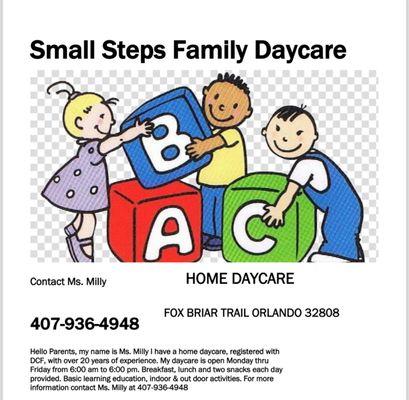 Small Steps Family Day care