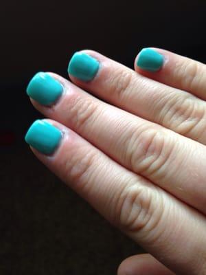 The SNS color they recommended for me.