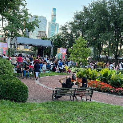 Chicago Summer Dance At Grant Park