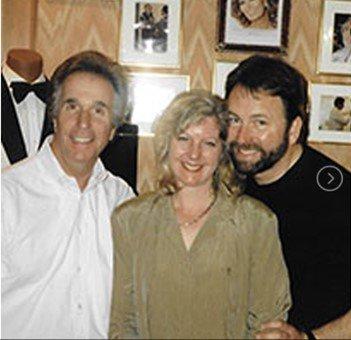 Henry Winkler and John Ritter in Sabatini Showroom