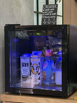 Milk/creamer area