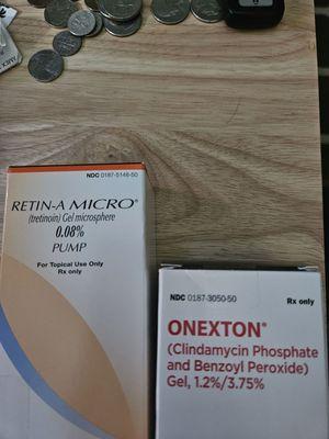 Retin A and Onexton