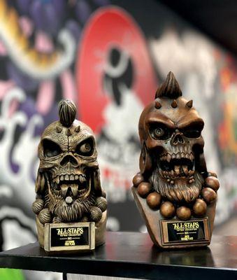At the All-Star Tattoo
convention in Miami, we've been awarded by a judge of our peers for the quality and effort into our work.