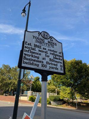 Young Men's Institute Historical Marker, Asheville