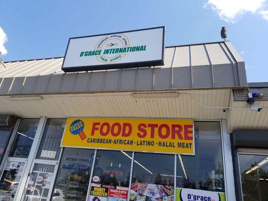 International Food store. Caribbean, African and Latino