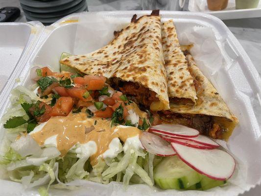 Campechanos quesadilla