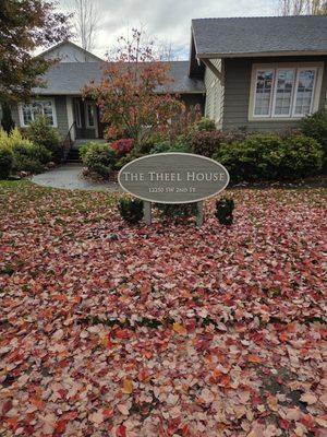 I am located inside the Theel House in downtown Beaverton