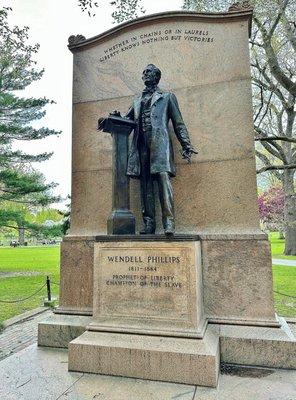Wendell Phillios Memorial - Boston Commons
