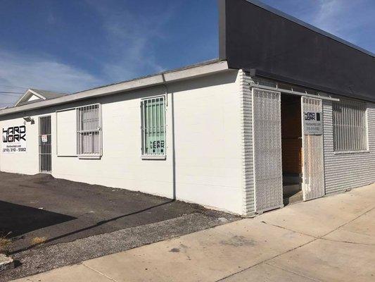 Side view of location.