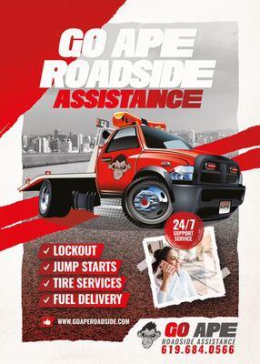 Go Ape Roadside Assistance company