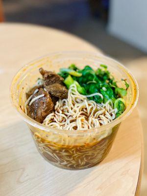 Spicy beef noodle soup