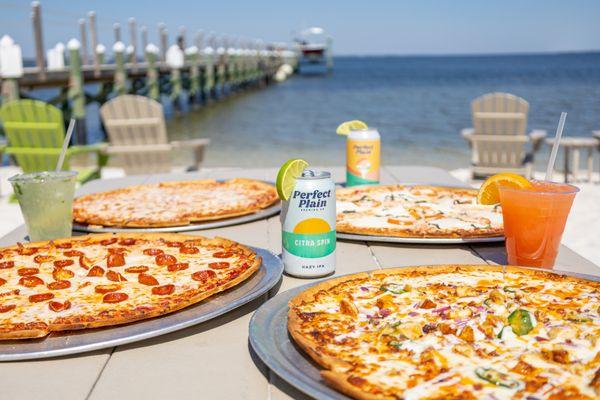 Brick Oven Pizzas & Cocktails by the beach