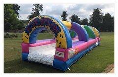 This 28ft long Wildsplash Slip-N-Slide is the ultimate inflatable slide that is guaranteed to provide hours of fun at your party.