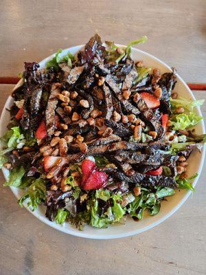 Spring into your step (steak salad)