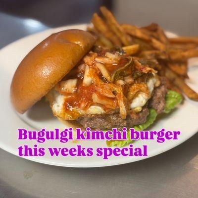 Kimchi burger special