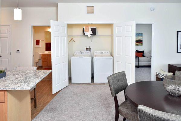 Open space living room and kitchen