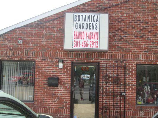 The front of the store