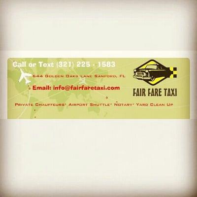 Fair Fare Taxi Service
