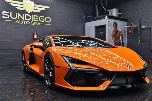 Lamborghini Revuelto received Xpel PPF and Ceramic Coating.