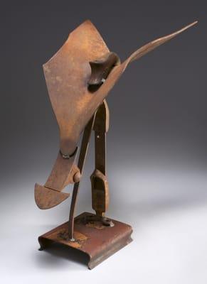 'Iron Butterfly' created from found metal.