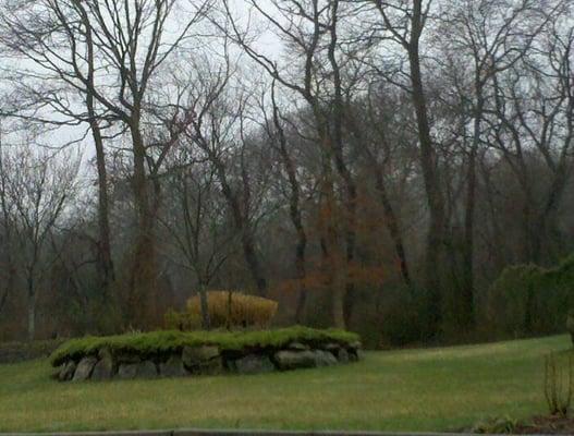 Part of the landscape on a cloudy day