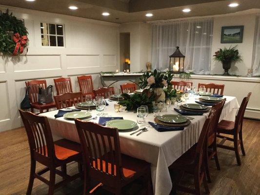 Private Dinner Party at the Venue