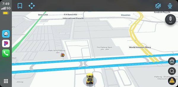 IAH Airport Terminals C, D & E Garage Parking