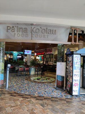 Entrance from the parking lot