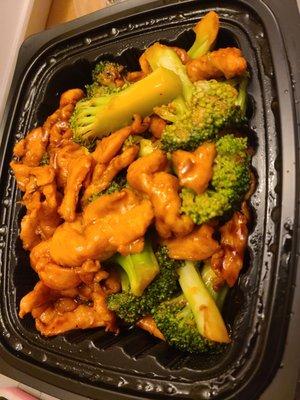 Chicken and broccoli