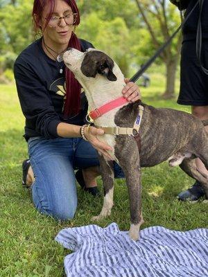 Little Lotus Visits the Helathy Heart & Paws Project!!