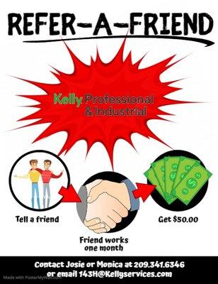Referral Bonus Call me Josie 209.284.3738