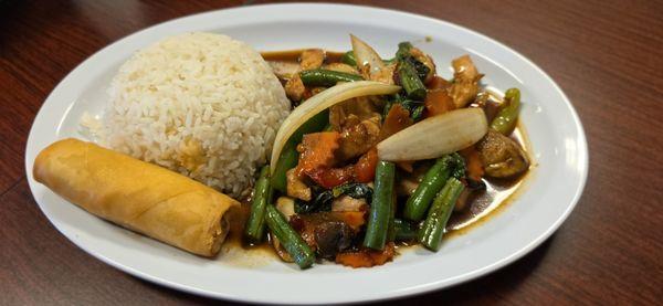 Spicy Basil Sauce Lunch Special