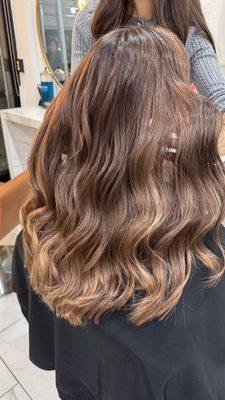 Brunette balyage