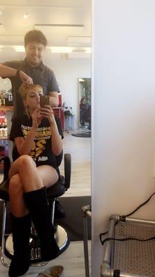 Jon getting ready to do his magic!