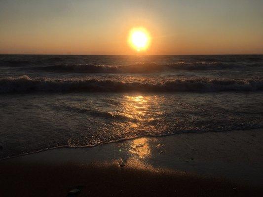 Sunset at Wendt Beach
