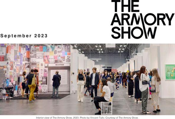 This year's Armory Show was a bit subdued because Frieze was taking place in South Korea at the same time.
