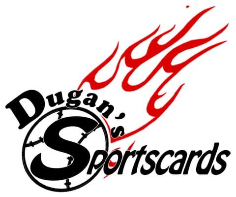 This is the logo for Dugan's Sports Cards