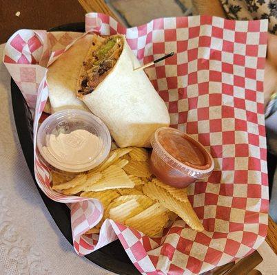 Southwest chicken wrap