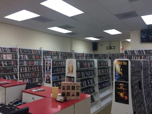 Getting the newly released movies from our local family owned video store. We always get great service from the owner Kasmani!