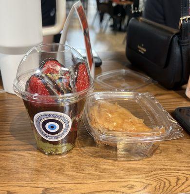 Baklava and Dubai Chocolate