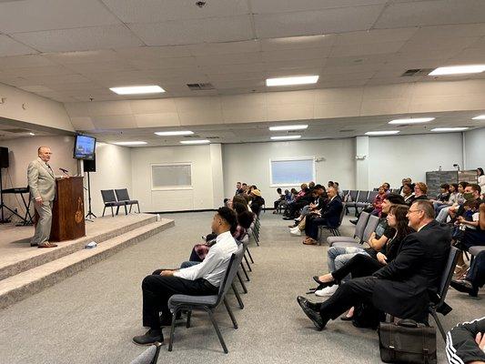 Revival service with Pastor Campbell from our mother church in Chandler, AZ