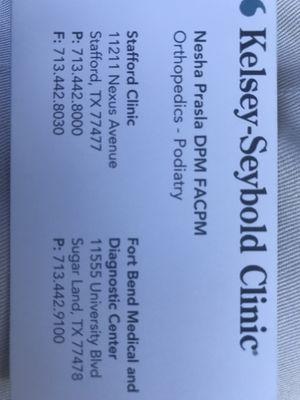 Nesha Prasla, DPM -Metro Foot and Ankle Specialists