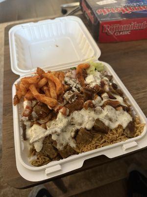 Lamb Over Rice Platter (standard)