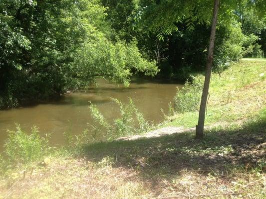 South branch of the Black River flowing through the middle of the park.