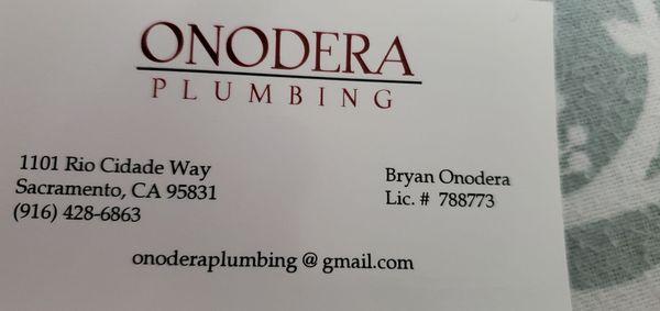 Onodera Plumbing