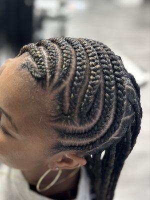 Fulani braids by Gigi's B&B
